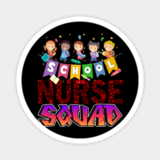 School Nurse Squad Magnet